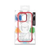 MOMAX Iphone 16 Pro AiR Serisi Darbeye Dayanıklı Magsafe Kılıf (Red)
