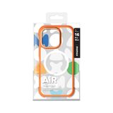 MOMAX Iphone 16 Pro Max AiR Serisi Darbeye Dayanıklı Magsafe Kılıf (Orange)