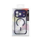 MOMAX Iphone 17 Pro AiR Serisi Darbeye Dayanıklı Magsafe Kılıf (Blue)
