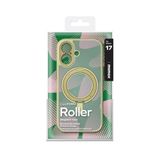 MOMAX Iphone 17 Roller Serisi 360° dönebilen halka standlı Magsafe Kılıf (Açık Bej)