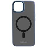 Momax MagSafe Hybrid Apple iPhone 14 Pro Max Kılıf Silikon Mavi