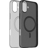 Momax Mtap24Ld Lite CaseForm Magnetic Case iPhone 16 Plus Telefon Kılıfı Şeffaf Siyah