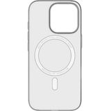 Momax Mtap24Xlw Lite CaseForm Magnetic Case iPhone 16 Pro Max Telefon Kılıfı Şeffaf Beyaz