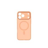Momax Mtap25Xlm CaseForm Lite Magnetic Case iPhone 17 Pro Max Telefon Kılıfı Transparan Turuncu