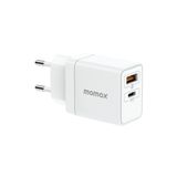 Momax One Plug Beyaz 25 W Dual Port Hızlı Şarj Cihazı