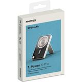Momax Power x Pro 5000 mAh Dahili Usb-C Kablolu Magsafe Powerbank - Beyaz