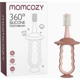Momcozy 360° Silikon Bebek Diş Fırçası Güvenli Tasarım - Pembe
