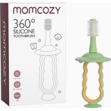 Momcozy 360° Silikon Bebek Diş Fırçası Güvenli Tasarım - Yeşil