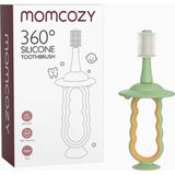Momcozy 360° Silikon Bebek Diş Fırçası Güvenli Tasarım - Yeşil