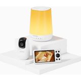 Momcozy Akıllı Bebek Ses Makinesi ve BM04 Bebek Monitörü Seti - Beyaz