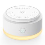 Momcozy Bebek-20 Yatıştırıcı Sesler ve Dokunma Sıcak Işık için Ses Makinesi Çocuklar ve Yetişkinler için Taşınabilir Beyaz Gürültü Uyku Zamanlayıcı ve Hafıza | İdeal Seyahat Arkadaşı ve Kreş Olması