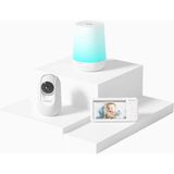 Momcozy Bebek Bakım Seti Akıllı Ses Makinesi ve 1080P Bebek Monitörü - Beyaz