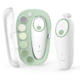 Momcozy Elektrikli bebek tırnak törpüsü, yumuşak bebek tırnak düzeltici, elektrikli şarj edilebilir, bebek tırnak makası, elektrikli, 7 zımpara başlığı yedek pedi