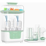 Momcozy Elektrikli Buhar Sterilizatörü ve Kurutucu 6 Biberon Kapasiteli - Yeşil