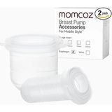 Momcozy M6 Giyilebilir Göğüs Pompası Membran Yedek Parçası 2'li Set - Şeffaf