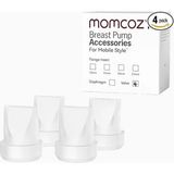 Momcozy Orijinal M6 Giyilebilir Göğüs Pompası Valf Yedek Parçası 4'lü Set - Şeffaf
