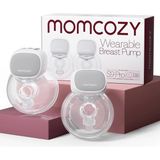 Momcozy S9 Pro Elektrikli Göğüs Pompası, Eller Serbest, 2 Mod, 9 Kademe, Uzun Pil Ömrü, 24 mm (2'li Paket)