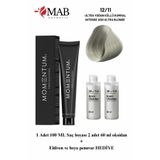Momentum Profesyonel Saç Boyası 100ML 12.11 Ultra Yoğun Küllü Kumral