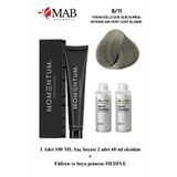 Momentum Profesyonel Saç Boyası 100ML 8.11 Yoğun Küllü Açık Kumral