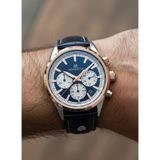 Momentus Lacivert Deri Kordon Erkek Kol Saati CC306T-11MR - Lacivert - Gümüş
