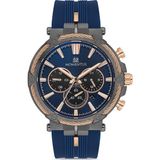 Momentus Lacivert Silikon Kordon Erkek Kol Saati SM371T-11MR - Lacivert - Antrasit