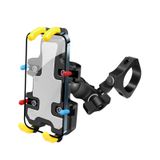 MOMI RAC GP UTV Telefon Bağlantısı - 360 Ayarlanabilir Ağır Hizmet Tipi Telefon Tutacağı 8 Pençe 1,75 ila 2 İnç Yuvarlak Boru Uyar RZR Maverick X3 Ranger Pioneer Talon Teryx Katır 4 inç ila 7,25 inç