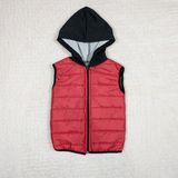 Momikon Unisex Kapüşonlu Kırmızı Şişme Yelek - 4 Yaş