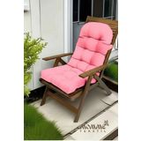 MoMMe Sandalye Minder Bambu Sandalye Minderi PEMBE