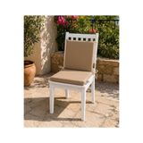 MoMMe SANDALYE MİNDERİ DUCK KETEN KUMAŞ DUCK BEZİ DIŞ MEKAN SU GEÇİRMEZ SU İTİCİ ÖZELLİKLİ RATTAN MİNDERİ BAMBU SANDALYE MİNDERİ 40*40*5 CM SIRT 40*45*5 CM SÜTLÜ KAHVE