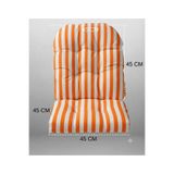 MoMMe SANDALYE MİNDERİ DUCK KETEN KUMAŞ DUCK BEZİ DIŞ MEKAN SU GEÇİRMEZ SU İTİCİ ÖZELLİKLİ RATTAN MİNDERİ BAMBU SANDALYE MİNDERİ OTURUM 45*45 CM SIRT 45*45 CM TURUNCU