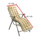 MoMMe SANDALYE MİNDERİ UZUN MODEL 50X150 CM SÜTLÜ KAHVE