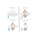 Mommyslab 0-4 Ay Yeni Sezon Desenli Renkli %100 Pamuk Cırtlı Hazır Kuşak Kundak - Kundak Kemer Yarım Kundak