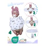 Mommyslab 0-4 Ay Yeni Sezon Desenli Renkli% 100 Pamuk Hazır Yarım Kuşak Kundak Kemer (OEKO TEX CIF BELGELİ) Animals MLKK