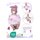 Mommyslab 0-4 Ay Yeni Sezon Desenli Renkli% 100 Pamuk Hazır Yarım Kuşak Kundak Kemer (OEKO TEX CIF BELGELİ) Kedicik Mimiş MLKK