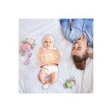 Mommyslab 0-4 Ay Yeni Sezon Desenli Renkli% 100 Pamuk Hazır Yarım Kuşak Kundak Kemer (OEKO TEX CIF BELGELİ) Somon MLKK
