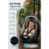 Mommyslab Ana Kucağı Yağmurluğu, 12 Mikron, Ftalat İçermez, Beyaz