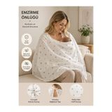 Mommyslab Emzirme Önlüğü, Boyundan Bağlamalı, Ayarlanabilir, %100 Pamuklu, Beyaz