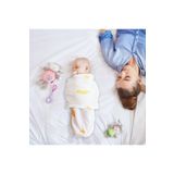 Mommyslab Yeni Sezon 0-4 Ay Desenli Renkli Cırtlı Hazır Bebek Kundak - Pamuk Kundak %100 Pamuk