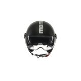 Momo Design Momodesign Fgtr Evo Mono Matt Black Silver Açık Kask