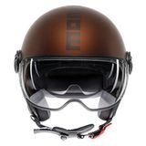Momo Fgrt Evo Matt Espresso Black Açık Kask - XL - Renkli