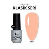 Momo K118 Canlı Somon Rengi 4 ml Kalıcı Oje