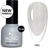 Momo Kalıcı Oje French Color Base Coat CB01, Işıltılı Rakı Beyazı, 10 ml