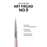 Momo Professional 9 mm Kalıcı Oje Fırçası Kıl Ucu