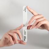 Momo Professional Beyaz Protez Tırnak Kağıt Törpü 180/240 Düz Oval Yıkanabilir ve Sterilize Edilebilir