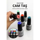 Momo Professional Cam Taş Yuvarlak Yüksek Bombeli, 100 Adet - Şeffaf