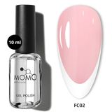 Momo Professional French Cover Rubber Base Coat FC02 Pastel Pembe 10 ml Kalıcı Oje