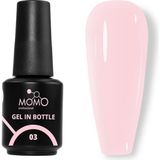 Momo Professional Gel In Bottle No: 03 Uçuk Pembe 18 ml Akıllı Fırçalı Protez Tırnak Jeli
