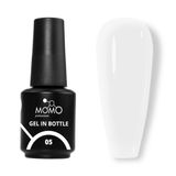 Momo Professional Gel In Bottle No: 05 UV Korumalı Rakı Beyazı 18 ml Akıllı Fırçalı Protez Tırnak Jeli
