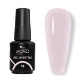 Momo Professional Gel In Bottle No: 10 Yarı Şeffaf Açık Lila 18 ml Akıllı Fırçalı Protez Tırnak Jeli