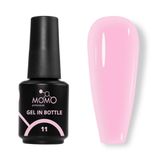 Momo Professional Gel In Bottle No: 11 Pembe 18 ml Akıllı Fırçalı Protez Tırnak Jeli